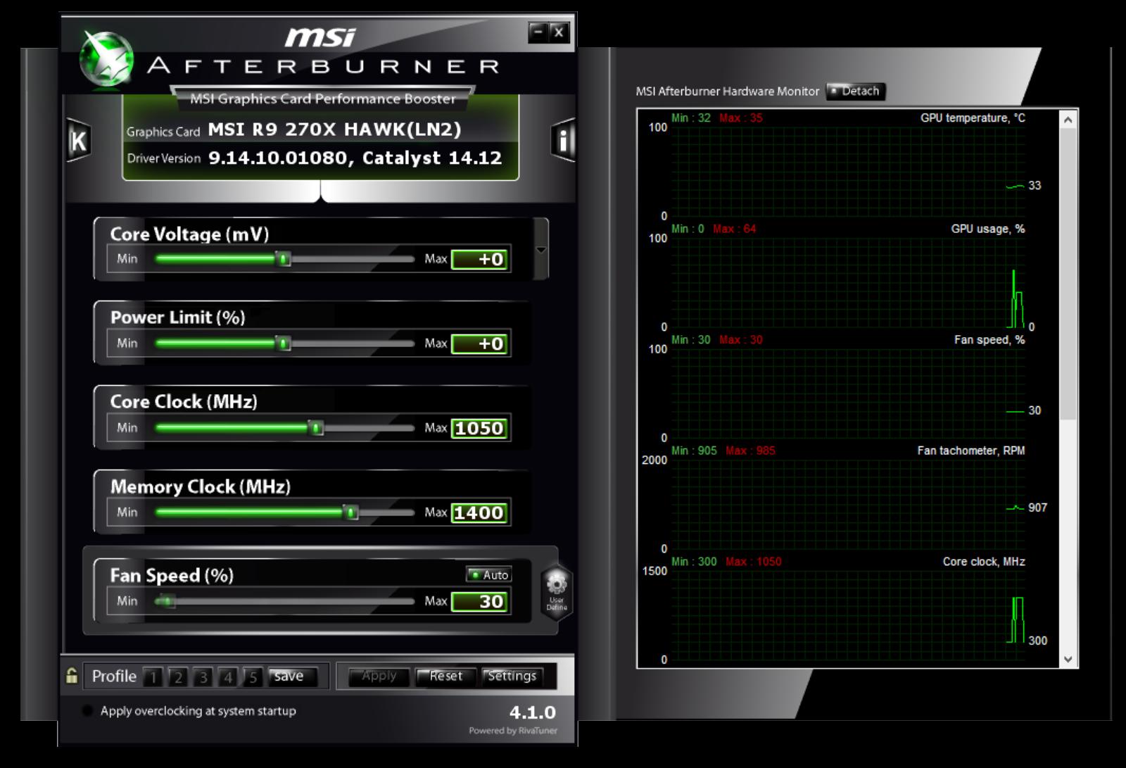 msi afterburner,微星显卡超频工具