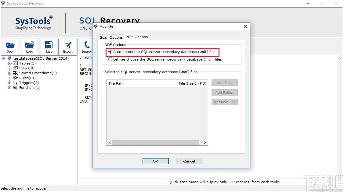 SysTools SQL Backup Recovery下载,数据库备份恢复工具,备份还原,数据库类