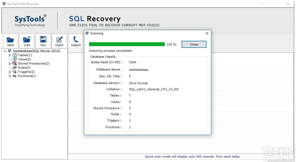 SysTools SQL Backup Recovery下载,数据库备份恢复工具,备份还原,数据库类